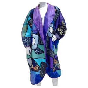 1980s La Colección Judith Roberts Patchwork Coat