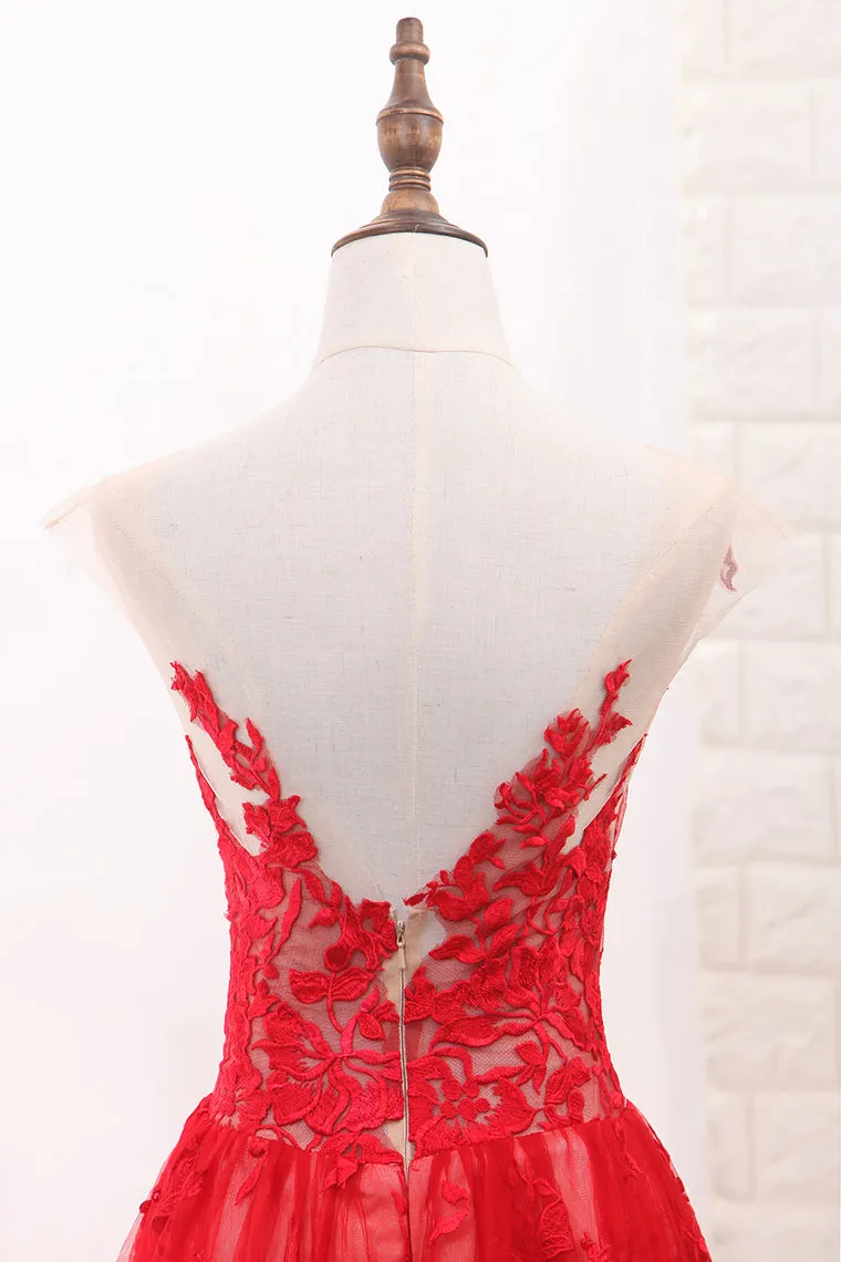 2024 Off The Shoulder Lace Prom Dresses A Line Floor Length