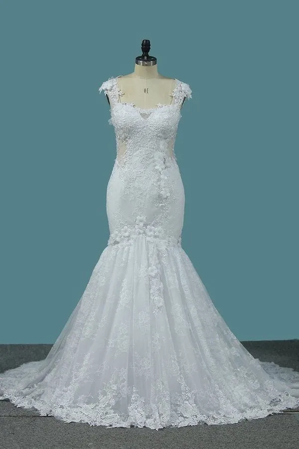2024 Off The Shoulder Mermaid Lace Wedding Dresses With PRF4XGYT