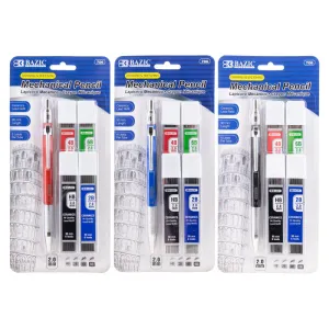 2Mm Mechanical Pencil with Lead Hb 2B 4B 6B (Pack of 8)
