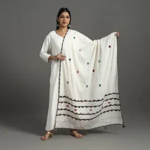 Applique Patchwork Cotton Tagai Kantha Dupatta 60