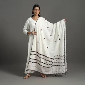 Applique Patchwork Cotton Tagai Kantha Dupatta 62