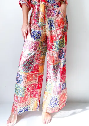 ARABASQUE PATCHWORK PANTS
