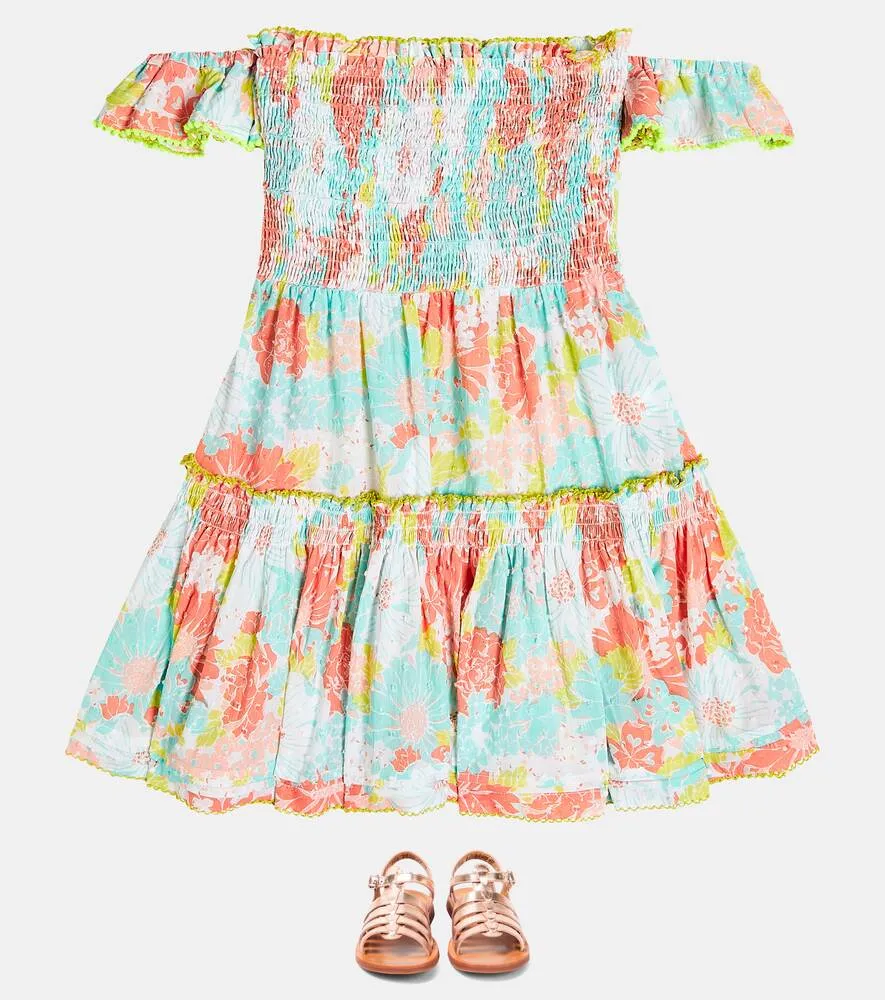 Aurora Floral Poupette St Barth Dress, Multicolor