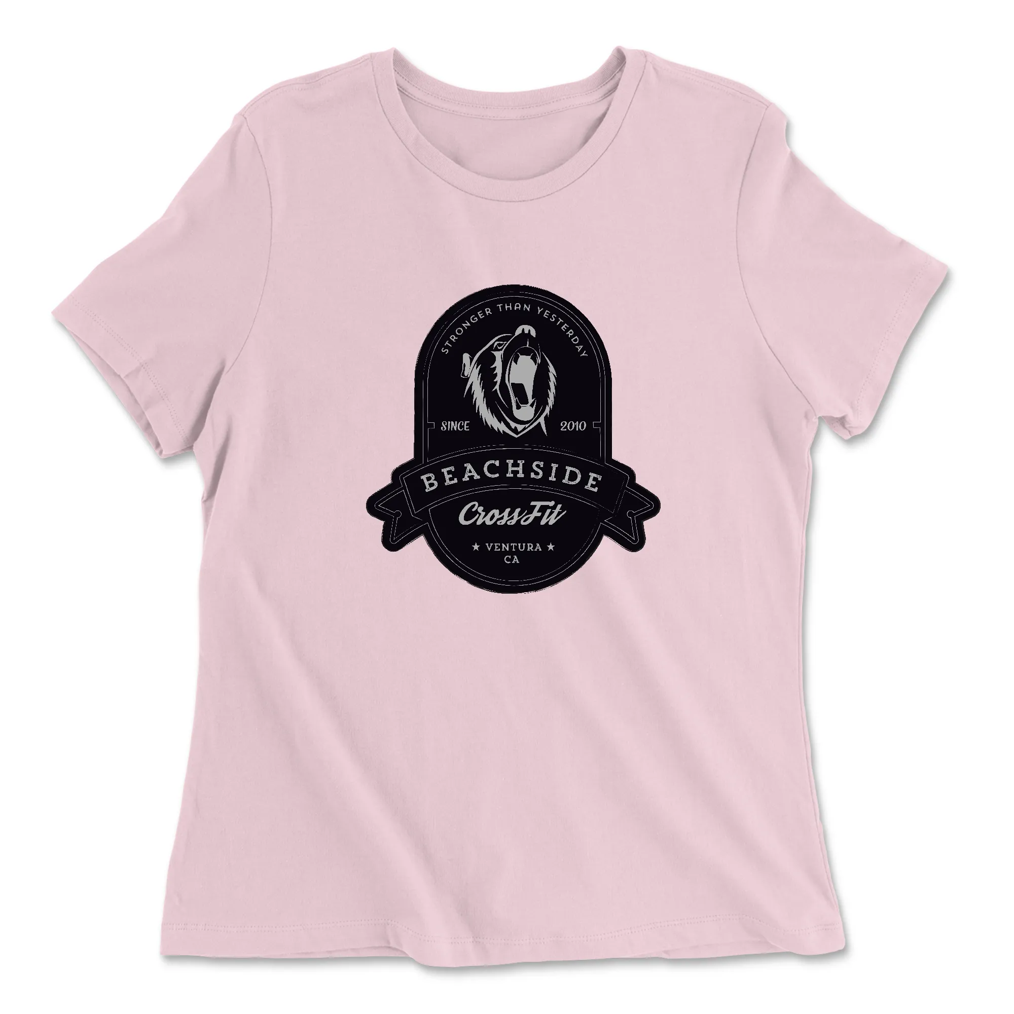 BeachSide CrossFit Stronger Than Yesterday Womens - Relaxed Jersey T-Shirt