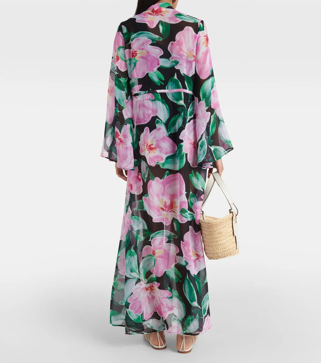 Betty kaftan with floral print Alexandra Miro, multicolor