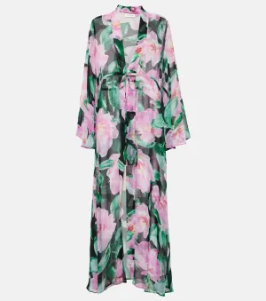 Betty kaftan with floral print Alexandra Miro, multicolor