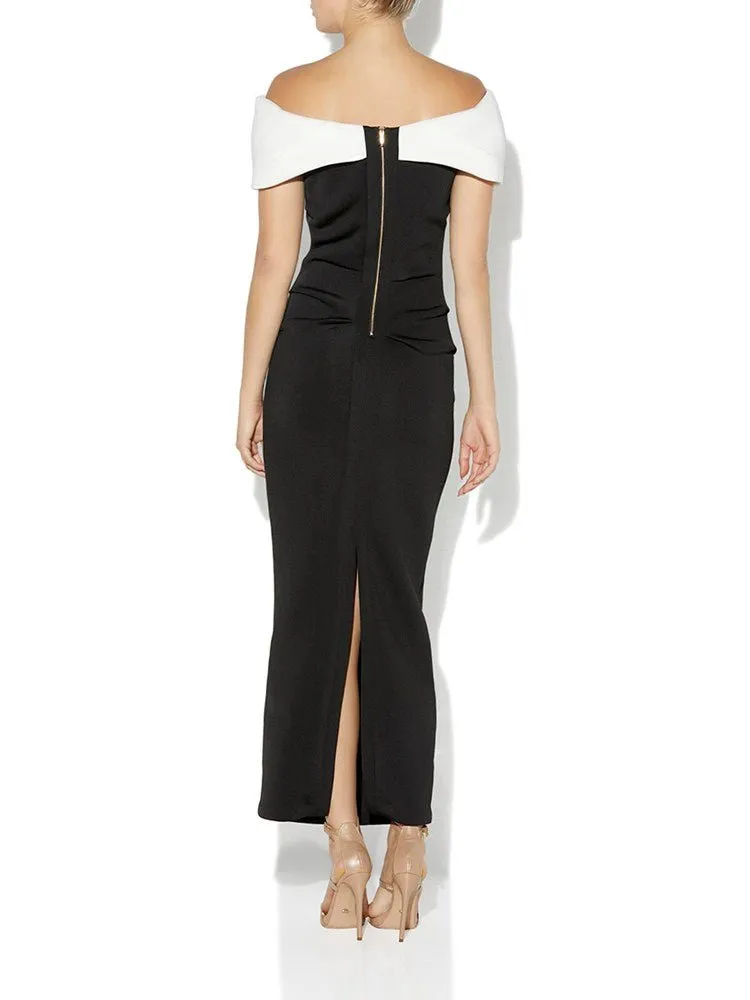 Bree Two Tone Midi Dress