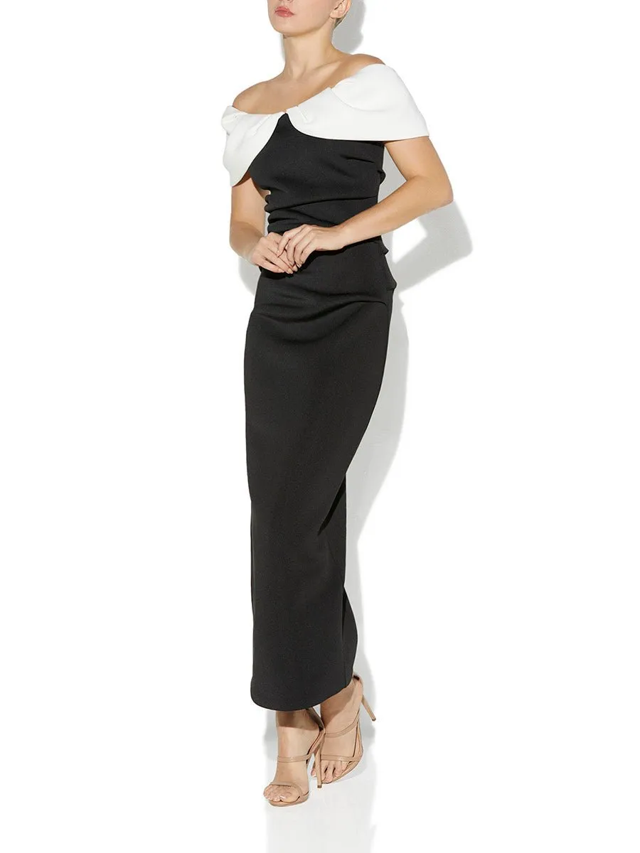 Bree Two Tone Midi Dress