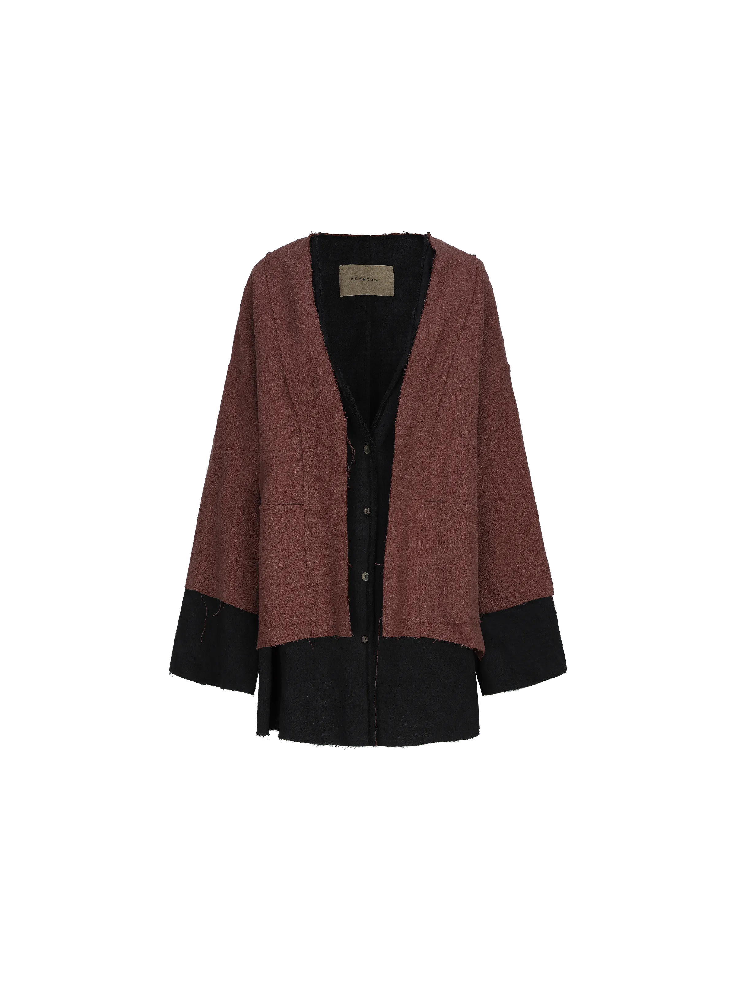 Brownish Red Robe Coat