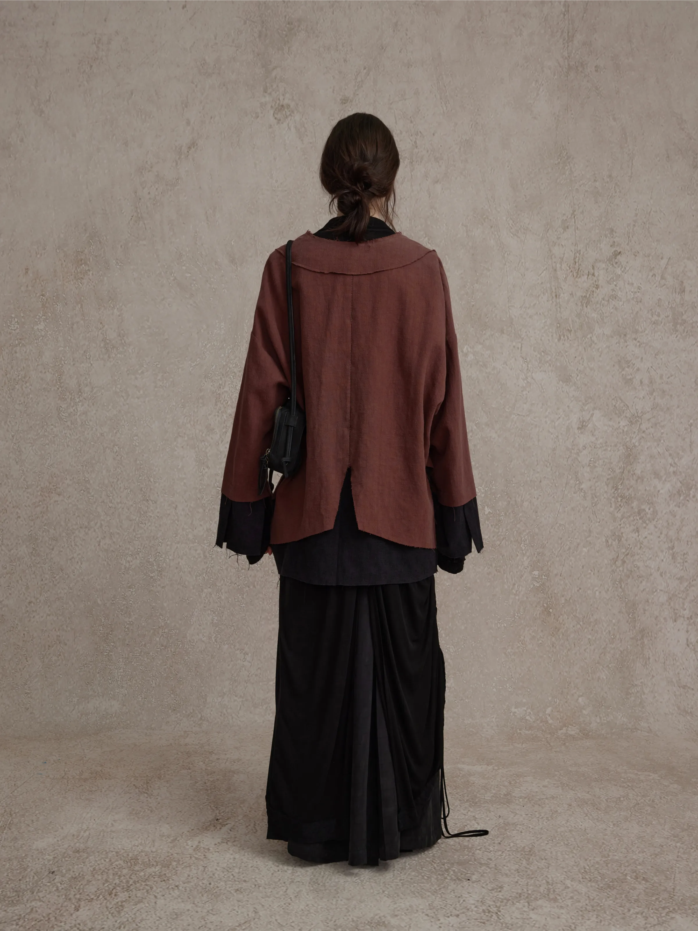 Brownish Red Robe Coat