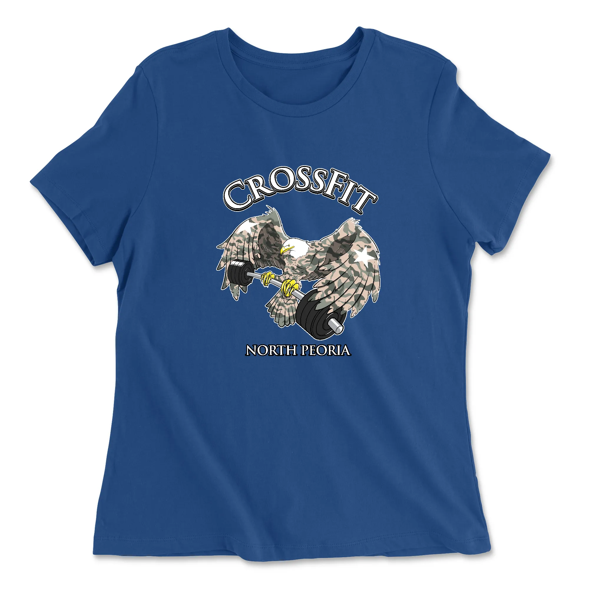 CrossFit North Peoria - Camo Eagle Women's T-Shirt