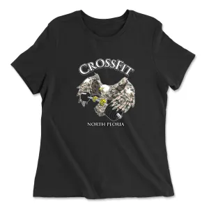 CrossFit North Peoria - Camo Eagle Women's T-Shirt