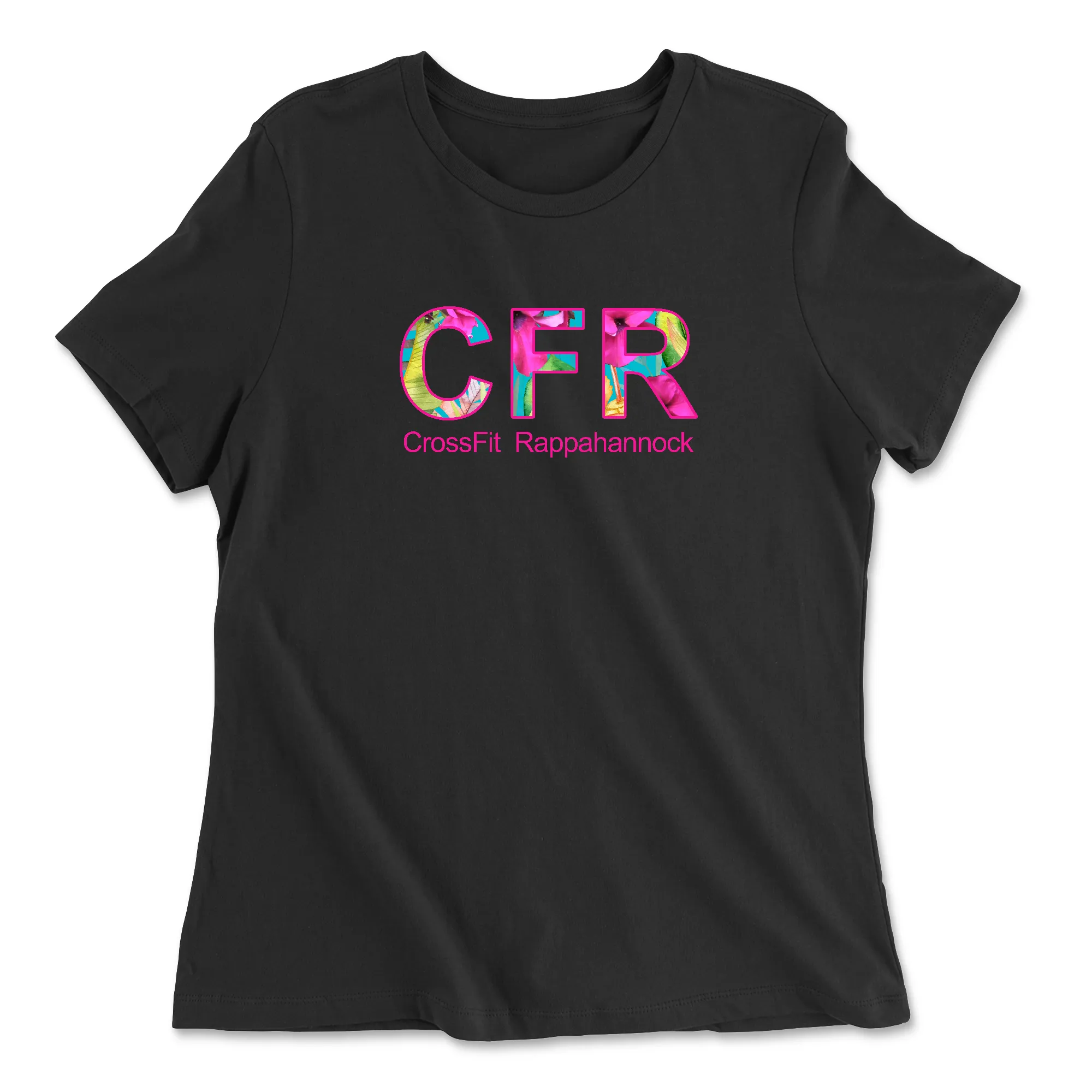 CrossFit Rappahannock Tropical Womens - Relaxed Jersey T-Shirt