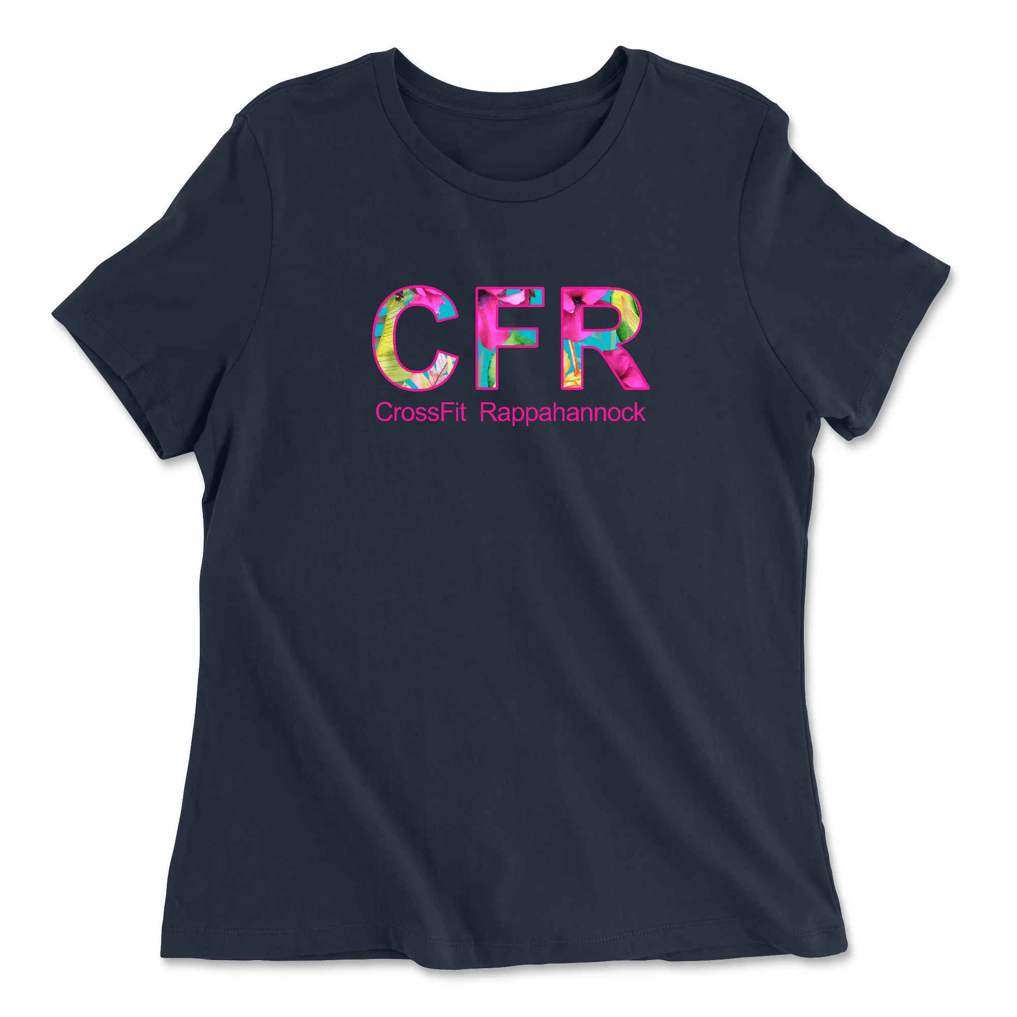 CrossFit Rappahannock Tropical Womens - Relaxed Jersey T-Shirt