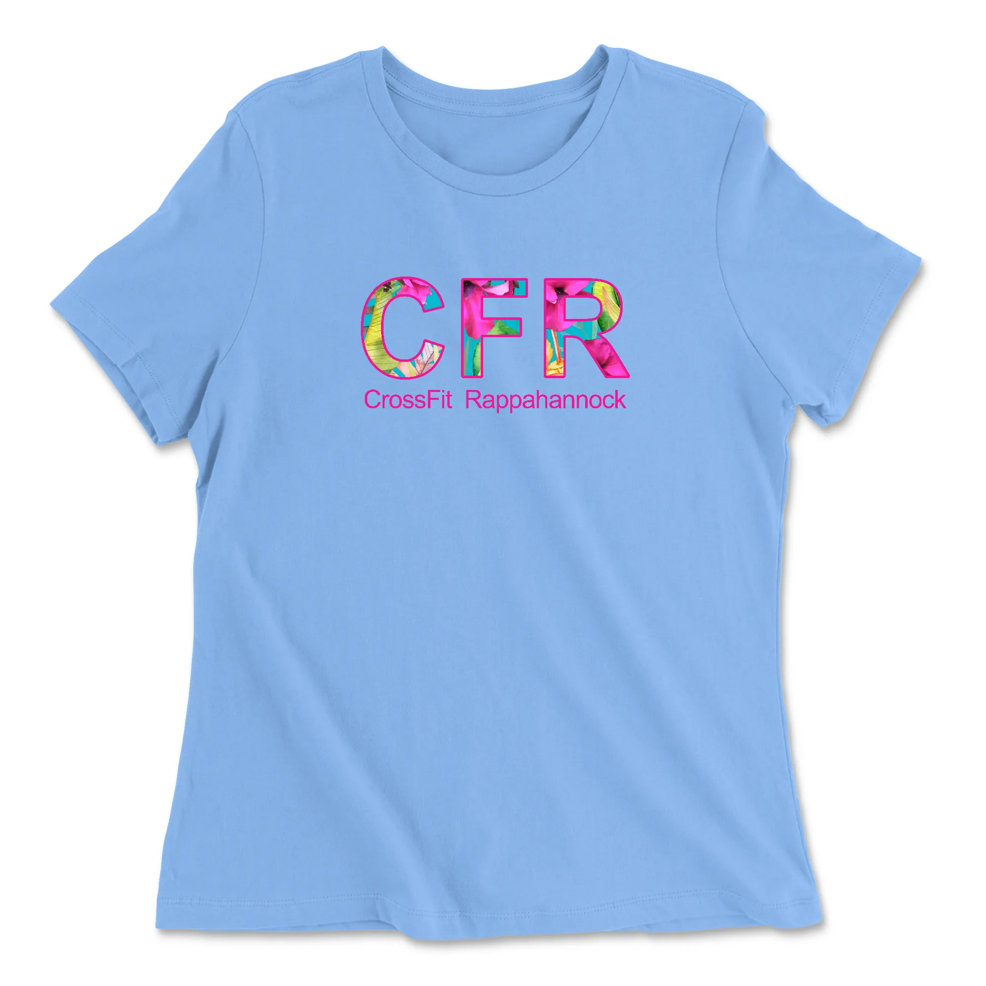 CrossFit Rappahannock Tropical Womens - Relaxed Jersey T-Shirt