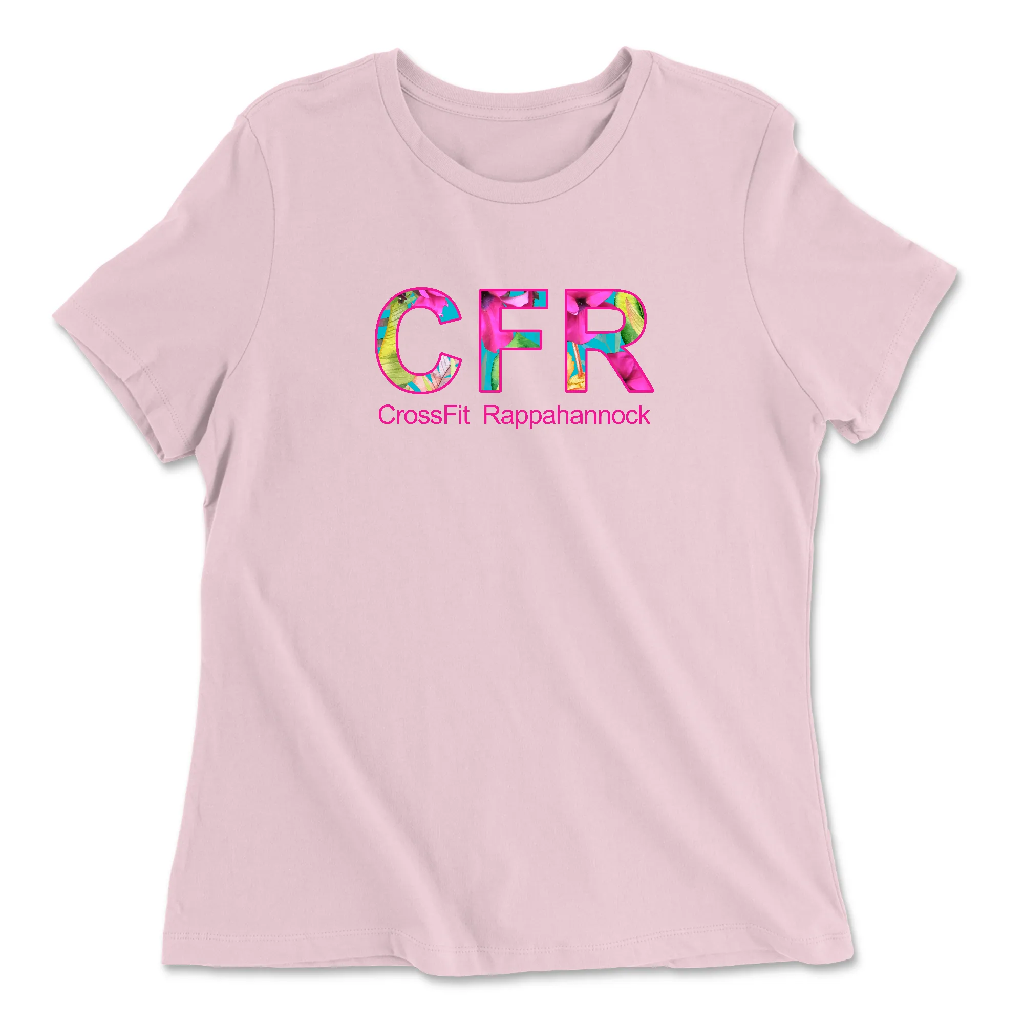 CrossFit Rappahannock Tropical Womens - Relaxed Jersey T-Shirt
