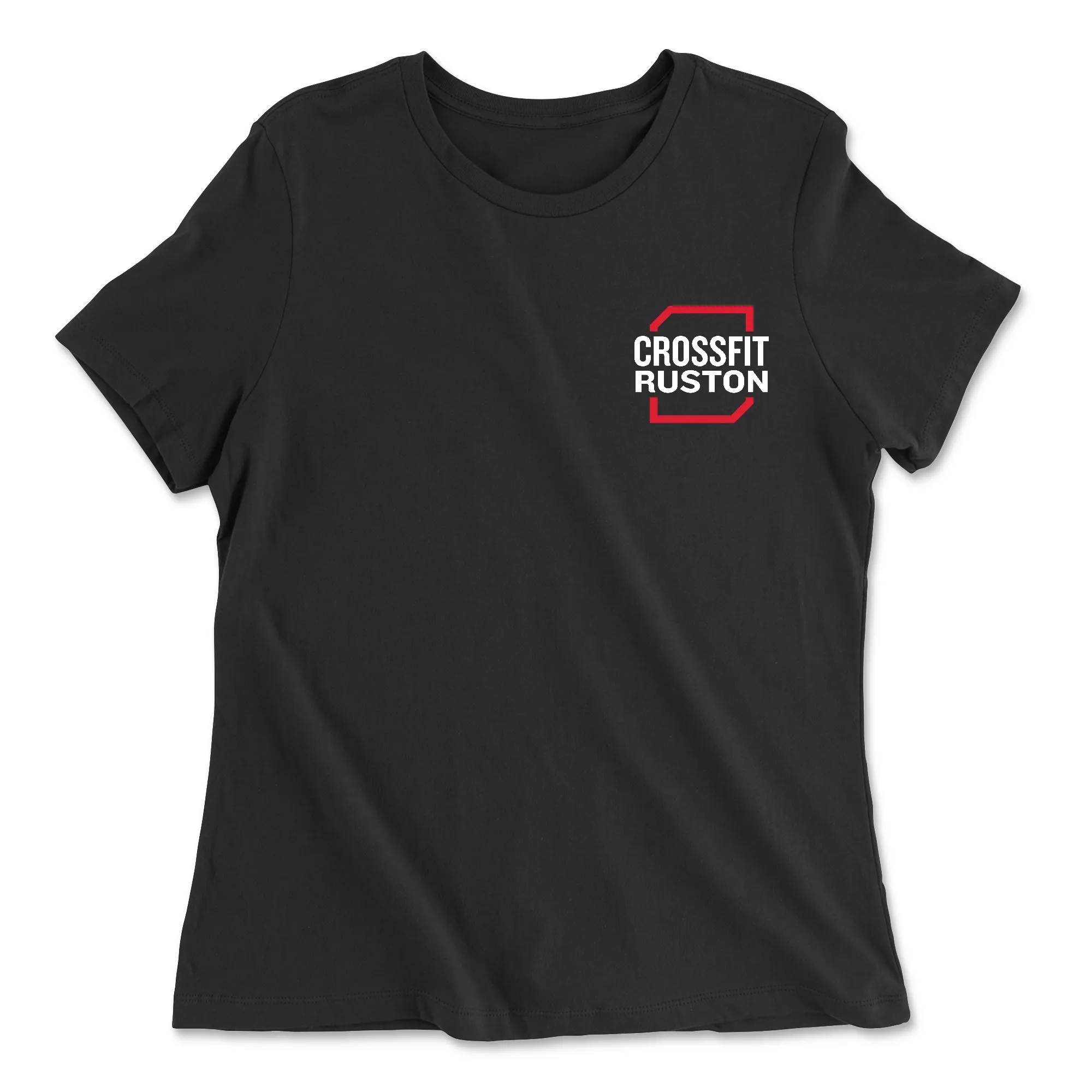 CrossFit Ruston Standard (White) Womens - Relaxed Jersey T-Shirt