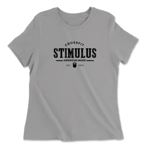 CrossFit Stimulus American Made  Womens - Relaxed Jersey T-Shirt