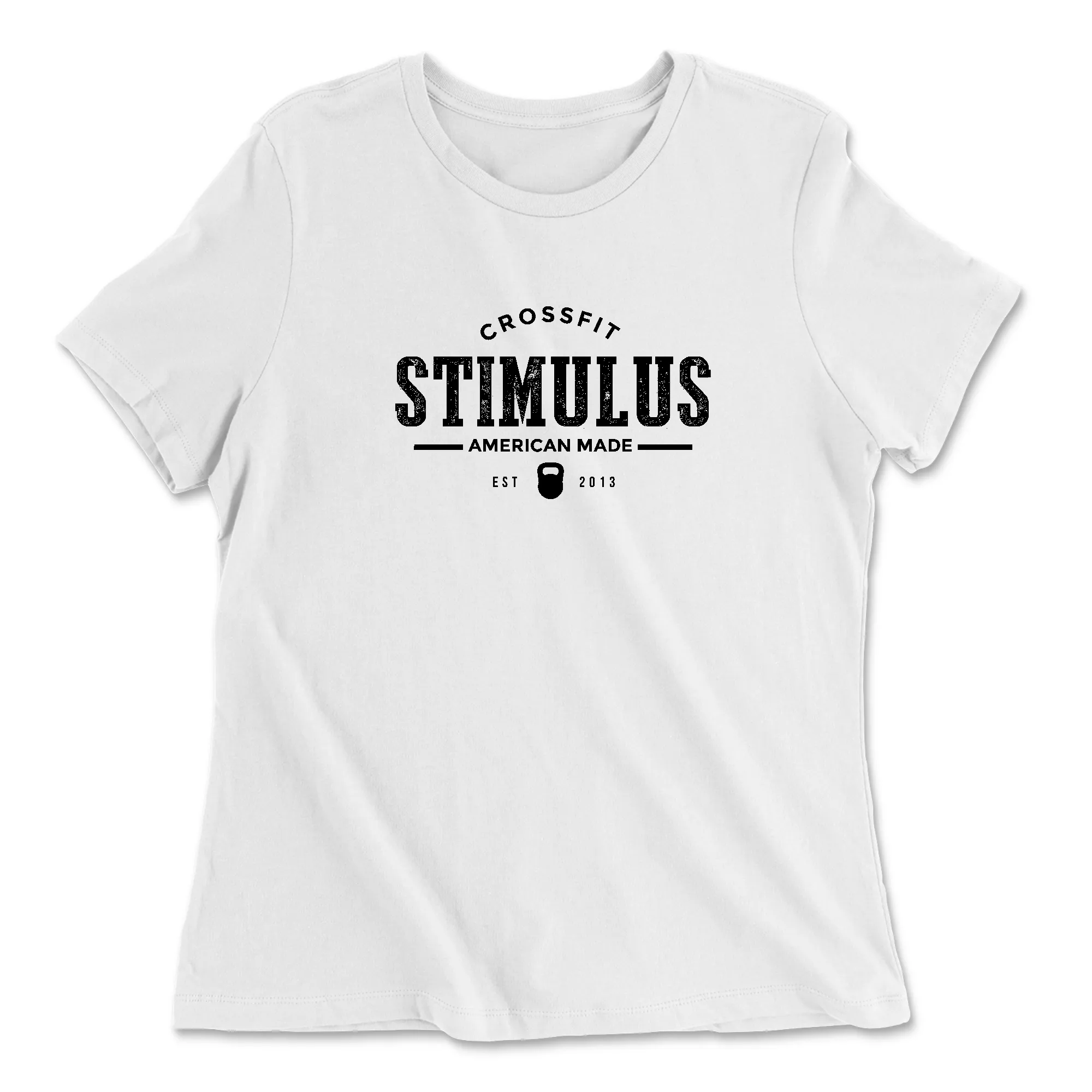 CrossFit Stimulus American Made  Womens - Relaxed Jersey T-Shirt