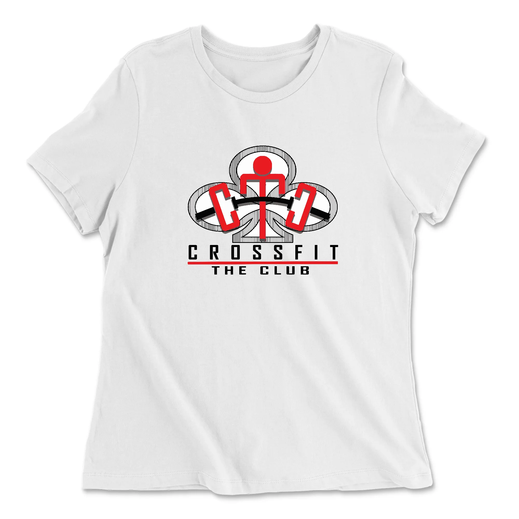 CrossFit The Club - Red Women's Relaxed Jersey T-Shirt