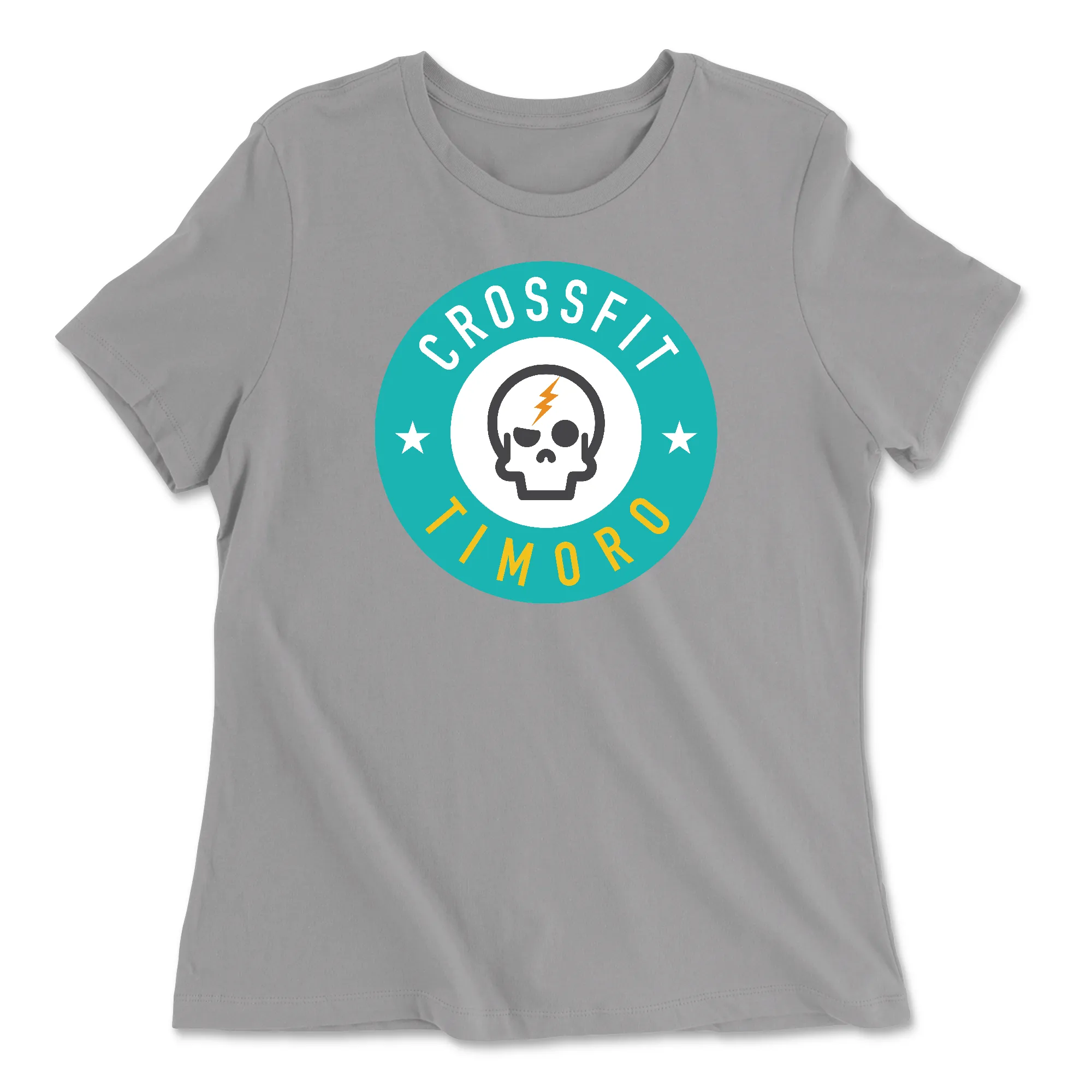 CrossFit Timoro Round Cyan Womens - Relaxed Jersey T-Shirt