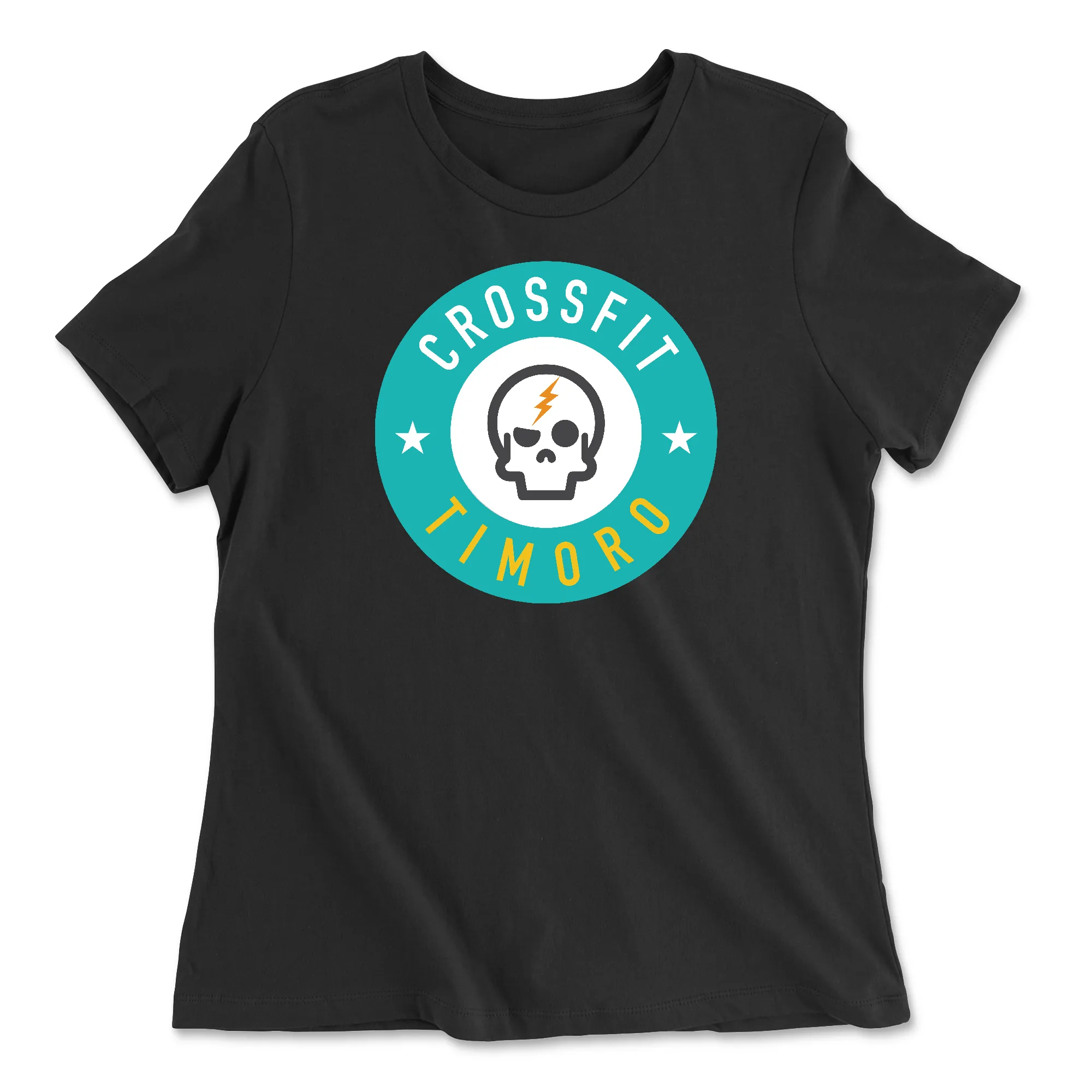 CrossFit Timoro Round Cyan Womens - Relaxed Jersey T-Shirt