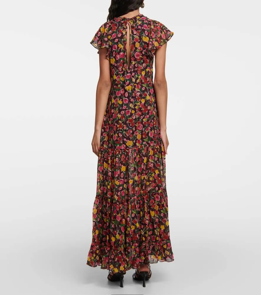 Delicia Floral Georgette Maxi Dress RIXO Multicolor