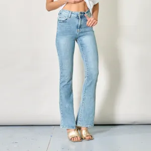 Flared denim jeans wholesale