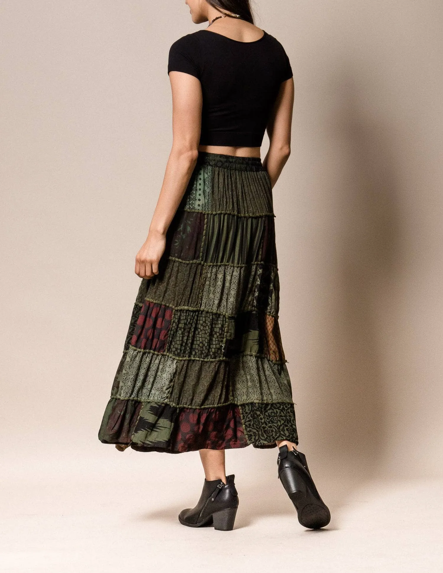 India Patchwork Skirt - As-Is-Clearance