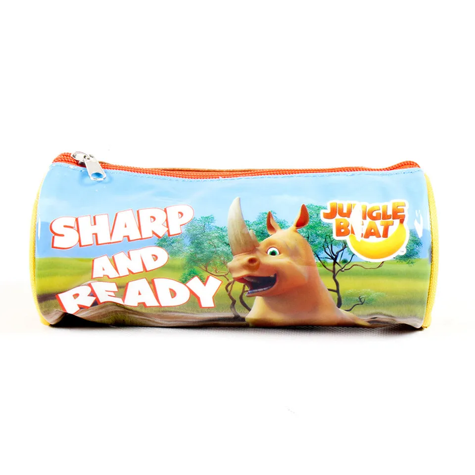 Jungle Beat Pencil Case - Colourful - Patent - JB-P-113