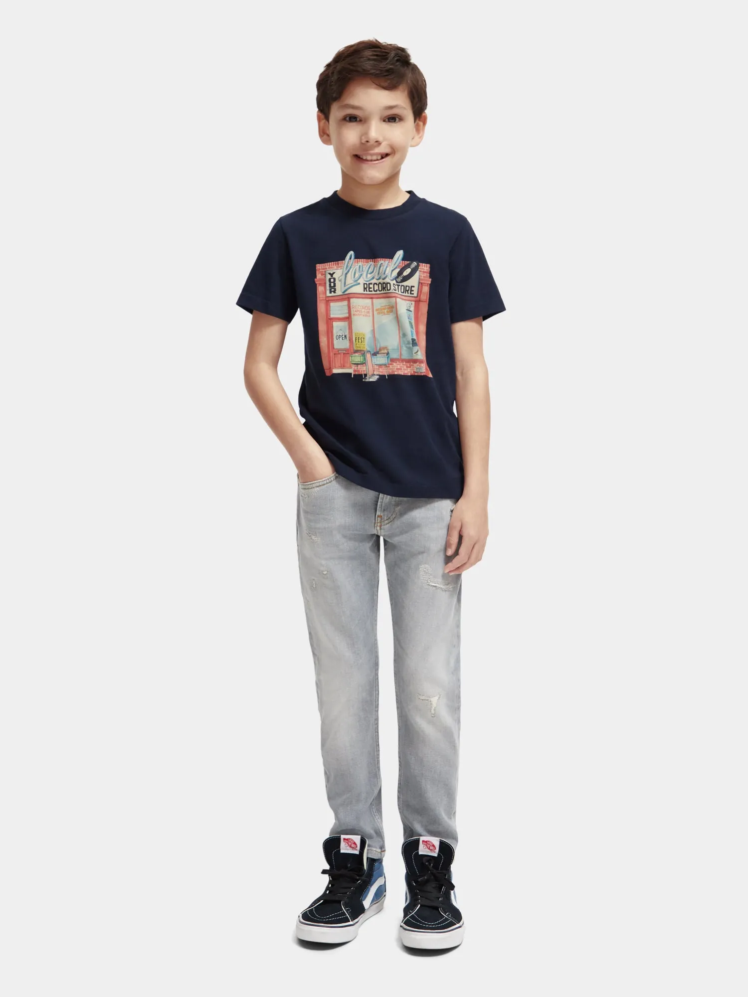 Kids - Regular-fit artwork t-shirt