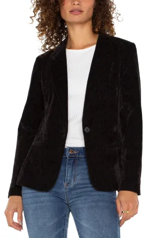 Liverpool Fitted Blazer (Black)