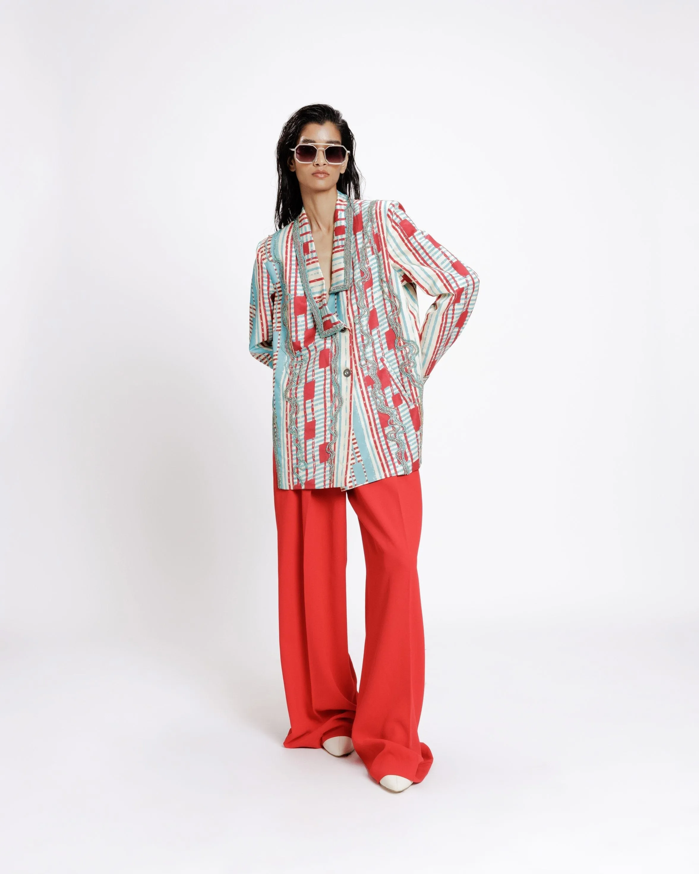 Local Shocal Embroidered Blazer
