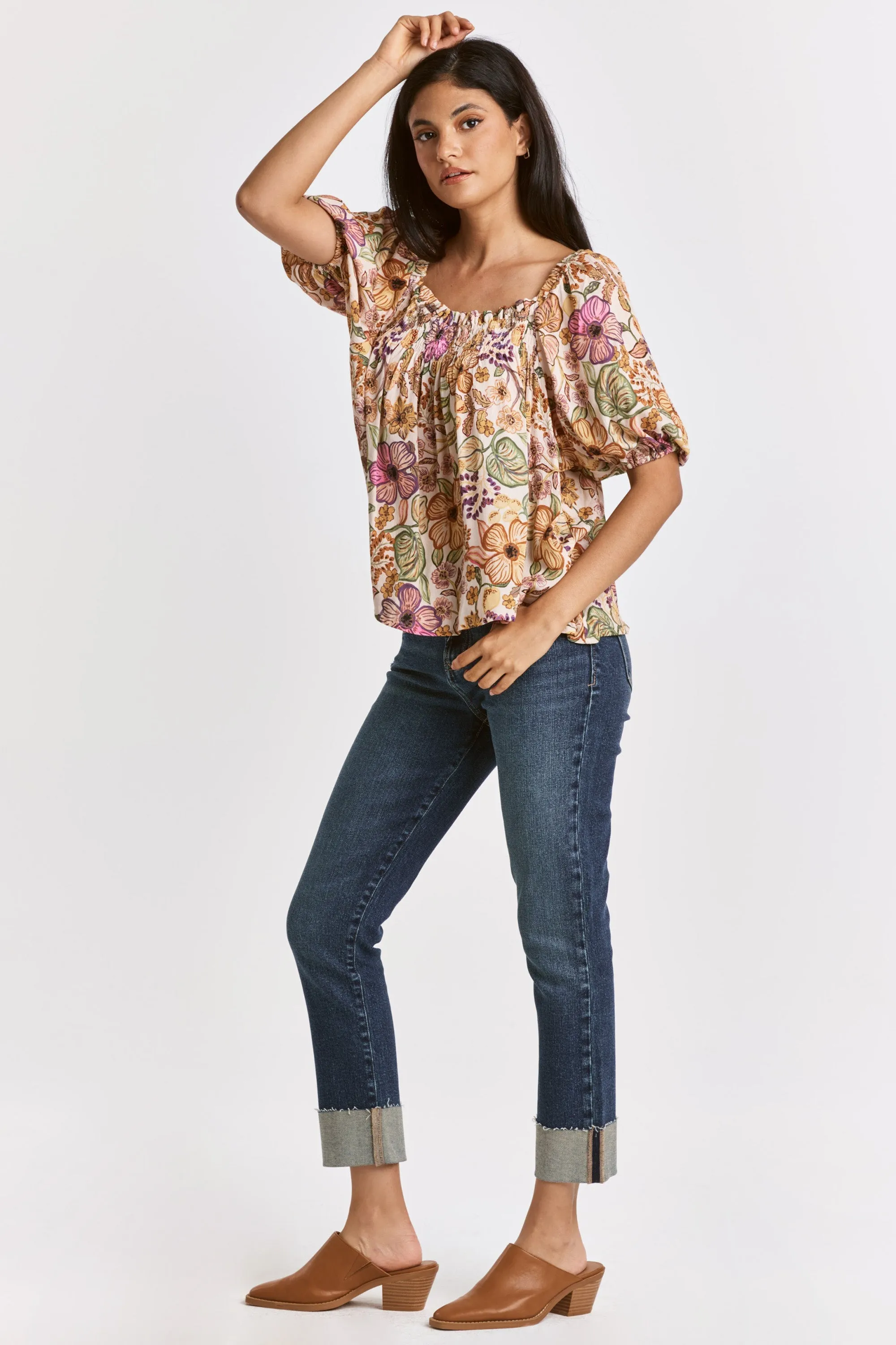 LOVE BUTTERFLY SLEEVE TOP BOHO LOVE