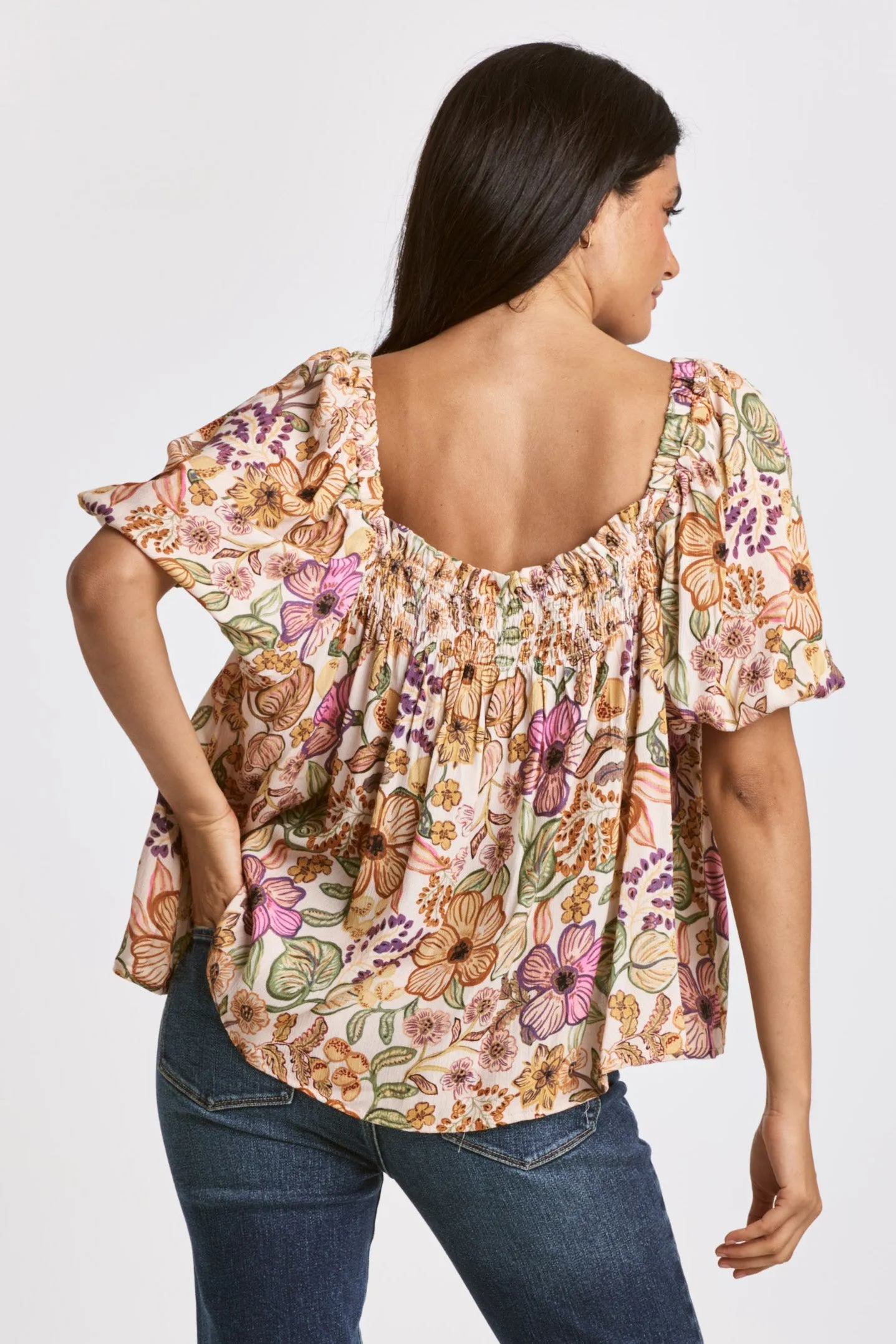 LOVE BUTTERFLY SLEEVE TOP BOHO LOVE