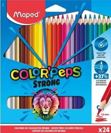 Maped Strong Coloring Pencil Set 24 Colors