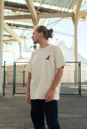 Men's Relaxed T-Shirt | Red Wolf