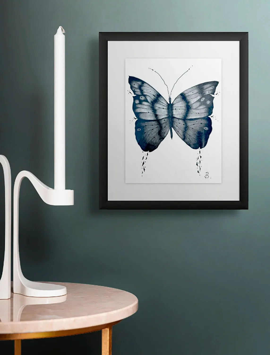 MYTHICAL BUTTERFLY - Original Graphite Pencil Art 21cm x 15cm Fine Art on Paper