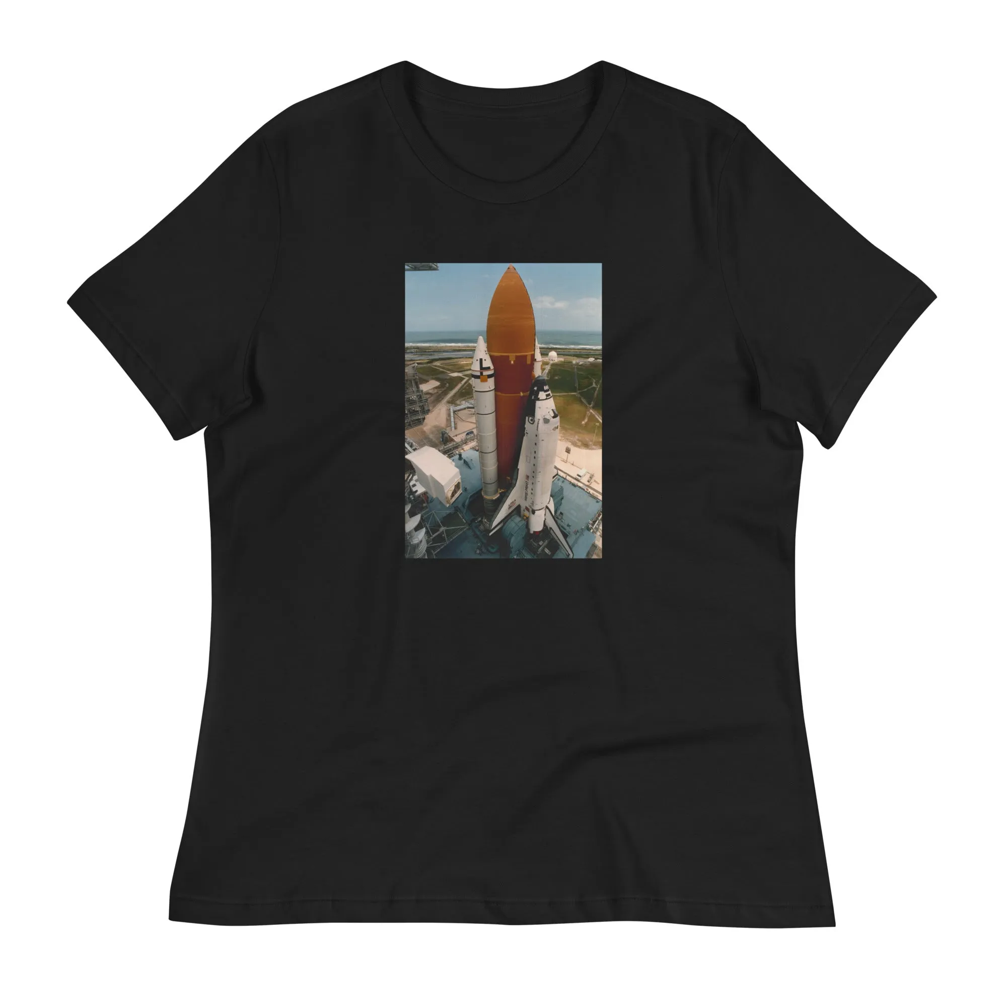 NASA Space Shuttle Endeavor Custom Women's Relaxed T-Shirt