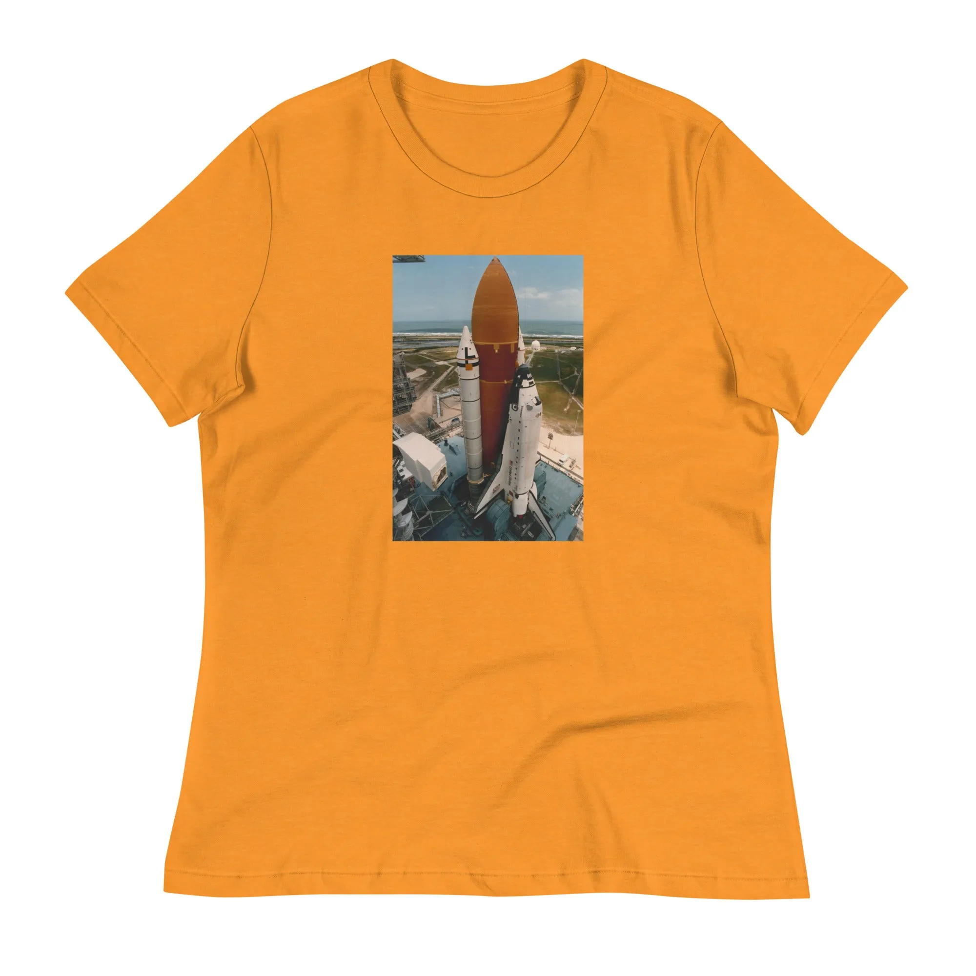 NASA Space Shuttle Endeavor Custom Women's Relaxed T-Shirt