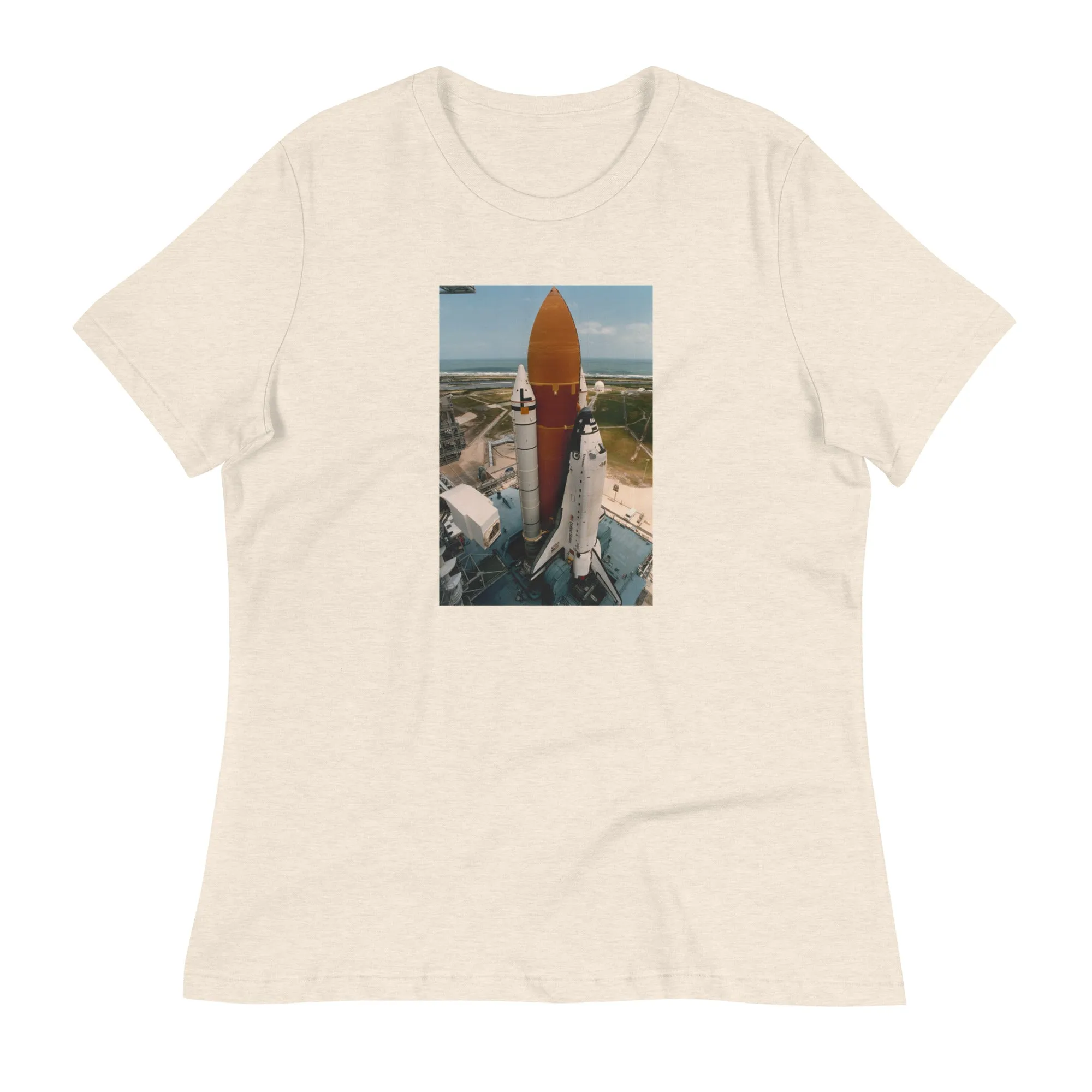 NASA Space Shuttle Endeavor Custom Women's Relaxed T-Shirt