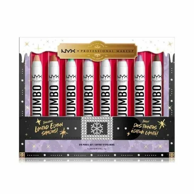 NYX - Professional Makeup  8 piece Jumbo Eye Pencil Vault