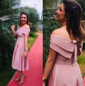 Off The Shoulder Dress Homecoming Dresses Haylie Chic Dress HH4878