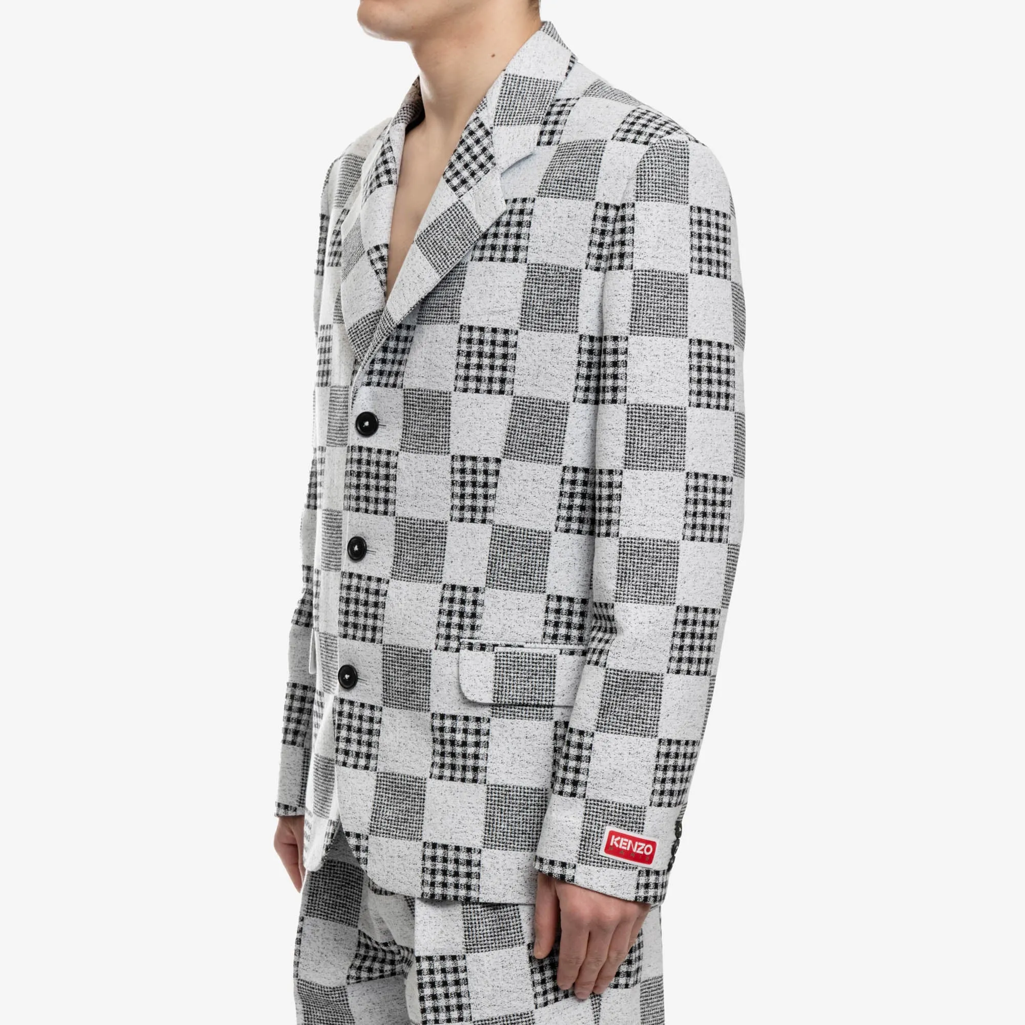 Patchwork Jacquard Jacket