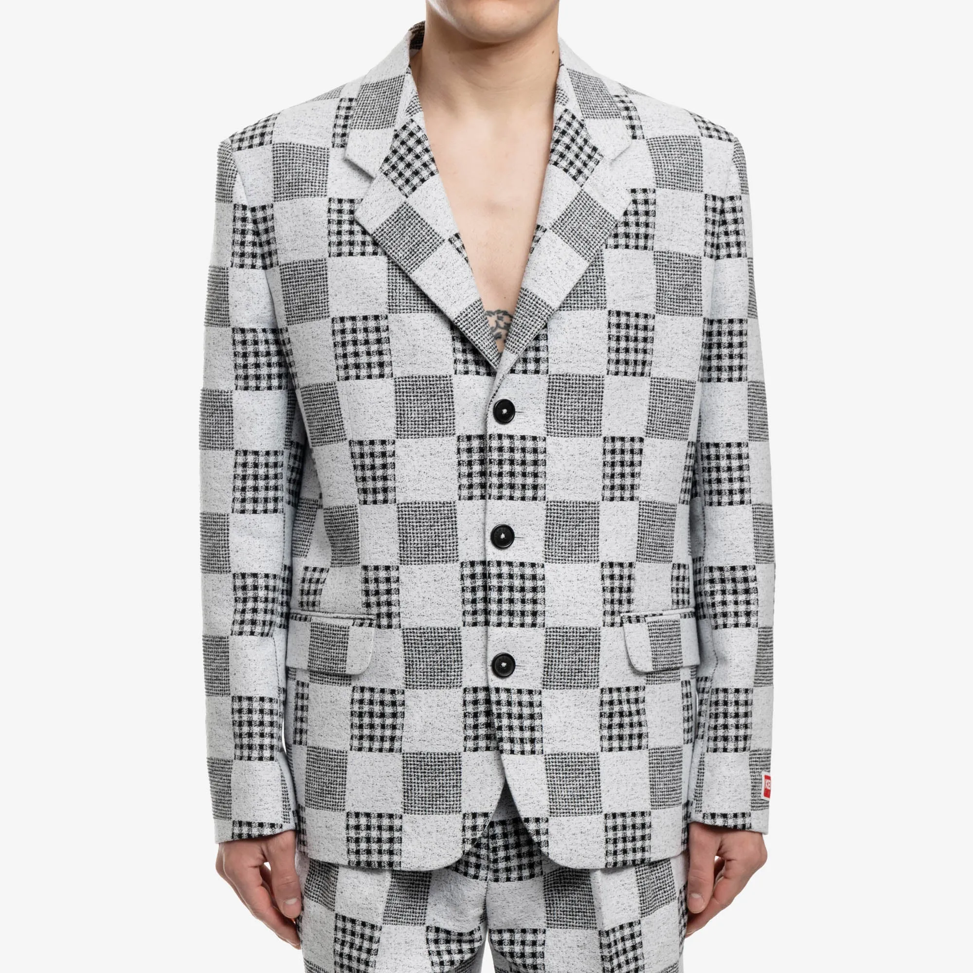 Patchwork Jacquard Jacket