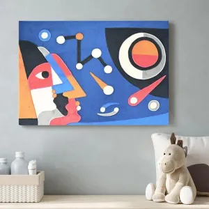 Planetarium Hand-Embroidered Textile Art | 21 X 14.5 inches