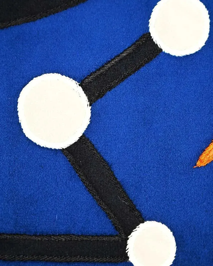 Planetarium Hand-Embroidered Textile Art | 21 X 14.5 inches