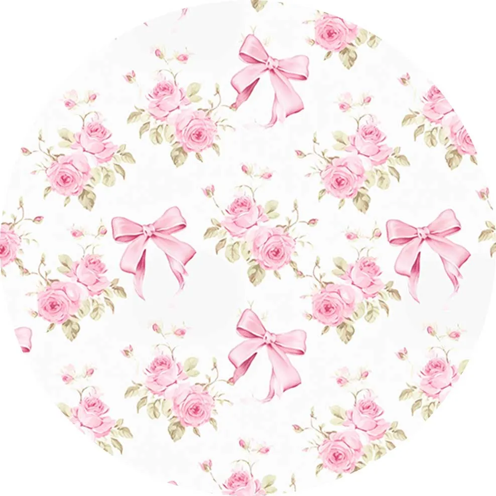 [Pre Sale] Whimsical & Wild Ribbons & Roses - 2 Layer Ruffled Blankets (EST SHIP LATE MARCH)