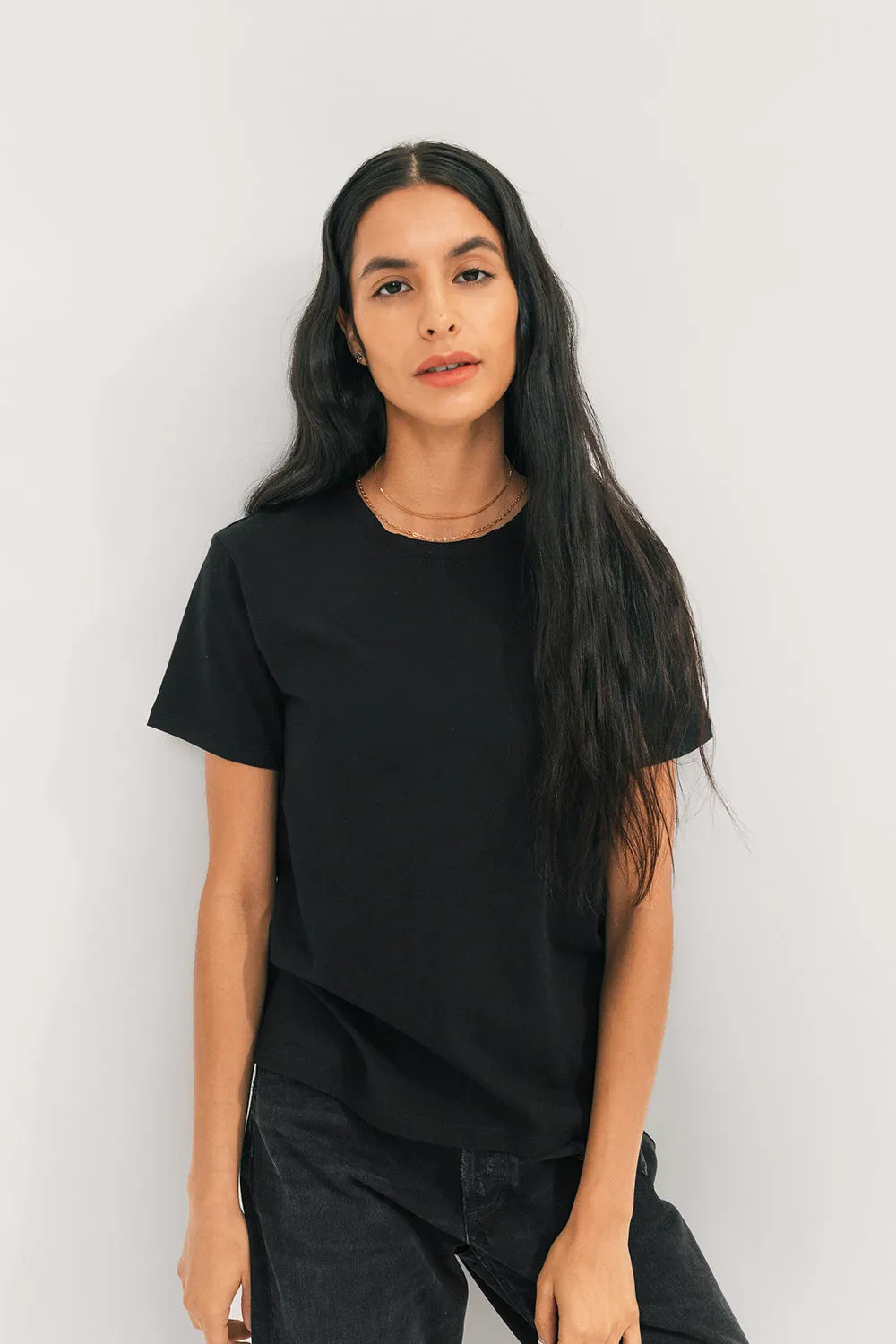 Relaxed Crew Neck T-shirt Bundle (Cappuccino)